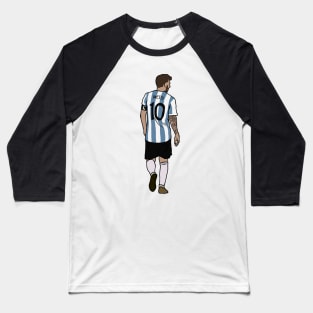 Leo Messi Back Baseball T-Shirt